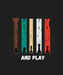 Chess Think and Play - DTF Ready to Press (black_bg)