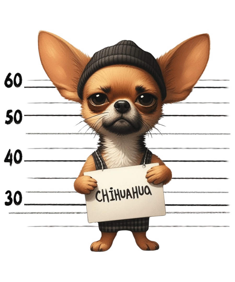 Funny Chihuahua Design - DTF Ready To Press