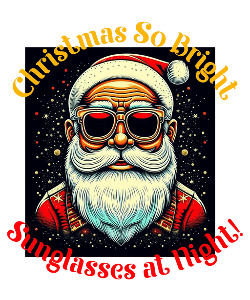 Christmas Santa - DTF Ready to Press (original)