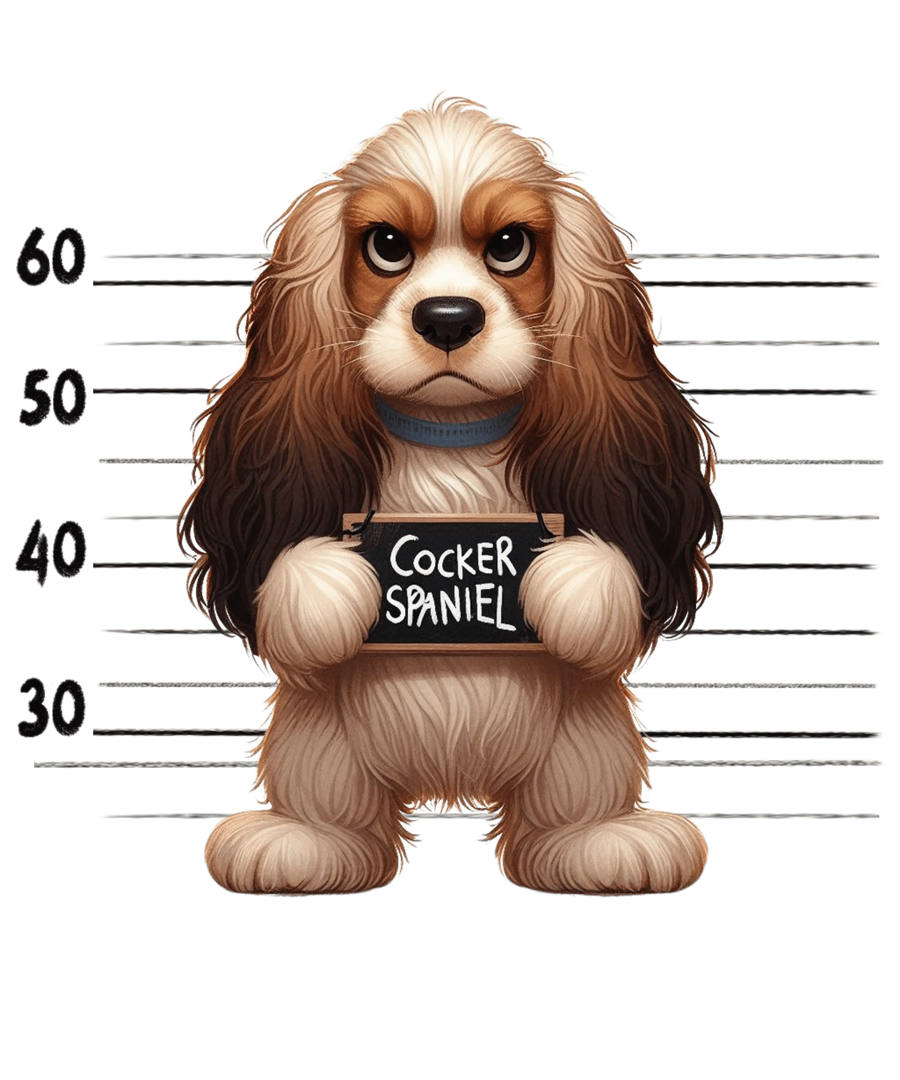 Cocker Spaniel Design - DTF Ready To Press