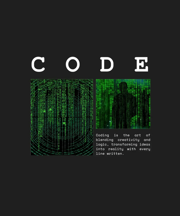 Canadian Code Matrix Code Matrix - DTF Ready to Press