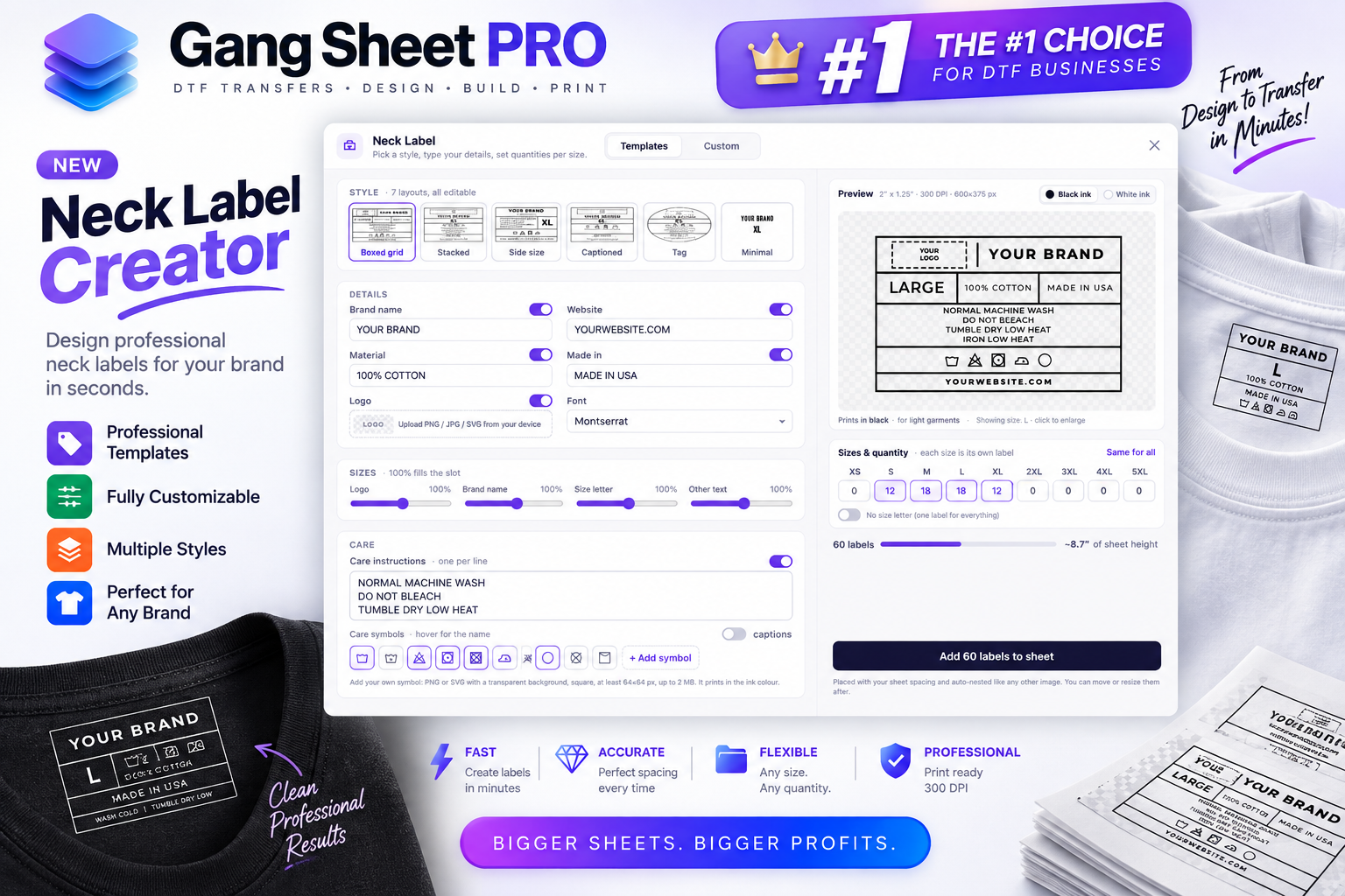 DTF Gang Sheet Builder