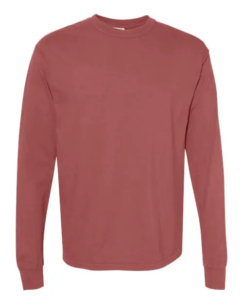 Comfort Colors - Garment-Dyed Heavyweight Long Sleeve T-Shirt - L - 6014 Comfort Colors