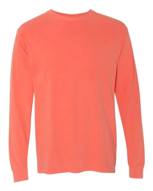 Comfort Colors - Garment-Dyed Heavyweight Long Sleeve T-Shirt - L - 6014 Comfort Colors