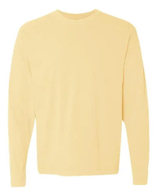 Comfort Colors - Garment-Dyed Heavyweight Long Sleeve T-Shirt - L - 6014 Comfort Colors