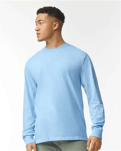 Comfort Colors - Garment-Dyed Heavyweight Long Sleeve T-Shirt - L - 6014 Comfort Colors