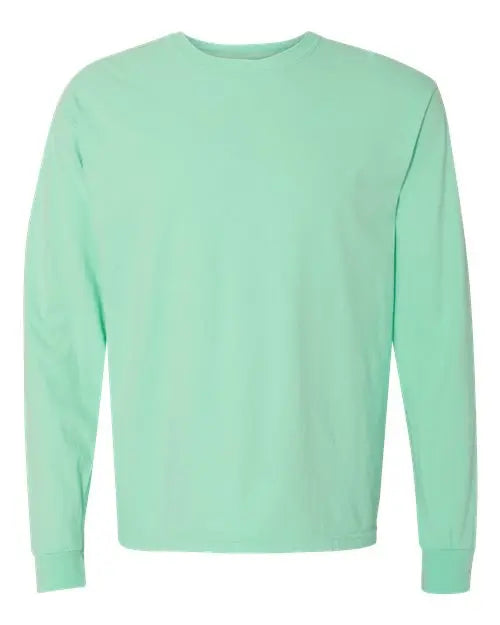 Comfort Colors - Garment-Dyed Heavyweight Long Sleeve T-Shirt - L - 6014 Comfort Colors