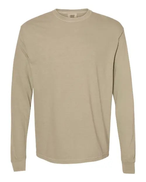 Comfort Colors - Garment-Dyed Heavyweight Long Sleeve T-Shirt - L - 6014 Comfort Colors