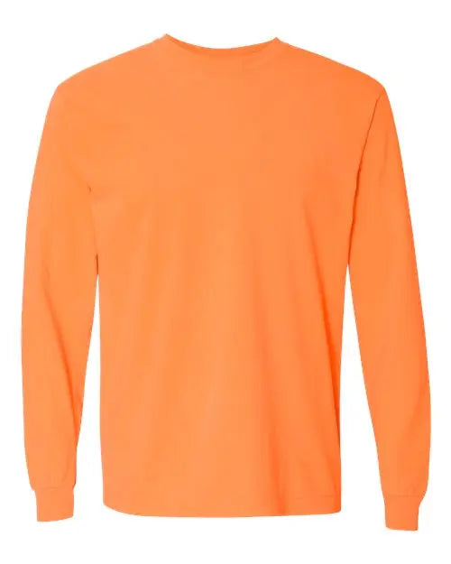 Comfort Colors - Garment-Dyed Heavyweight Long Sleeve T-Shirt - L - 6014 Comfort Colors