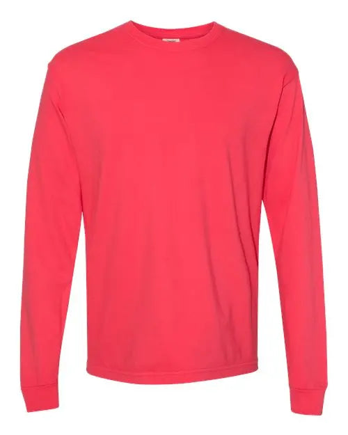 Comfort Colors - Garment-Dyed Heavyweight Long Sleeve T-Shirt - L - 6014 Comfort Colors