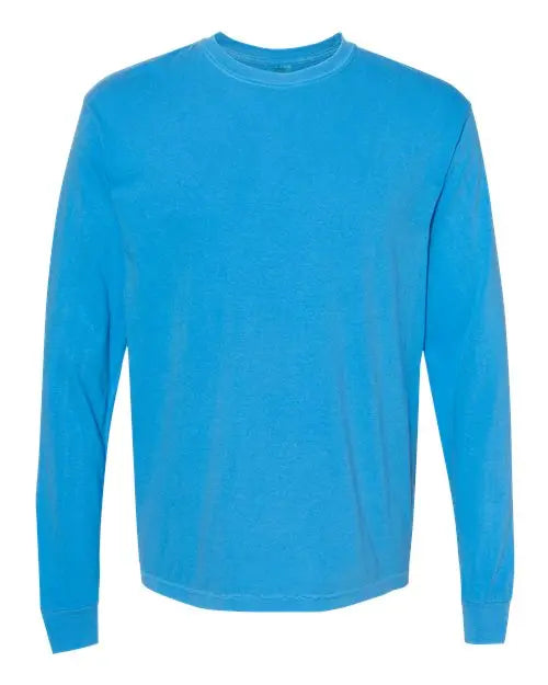 Comfort Colors - Garment-Dyed Heavyweight Long Sleeve T-Shirt - L - 6014 Comfort Colors