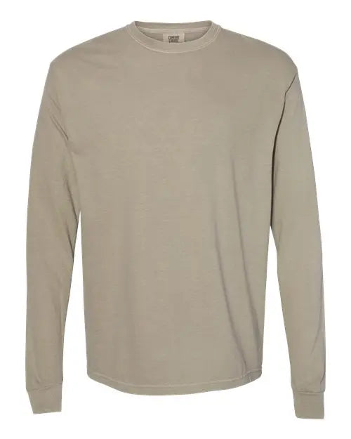 Comfort Colors - Garment-Dyed Heavyweight Long Sleeve T-Shirt - L - 6014 Comfort Colors