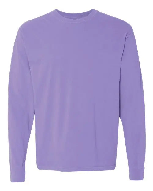 Comfort Colors - Garment-Dyed Heavyweight Long Sleeve T-Shirt - L - 6014 Comfort Colors