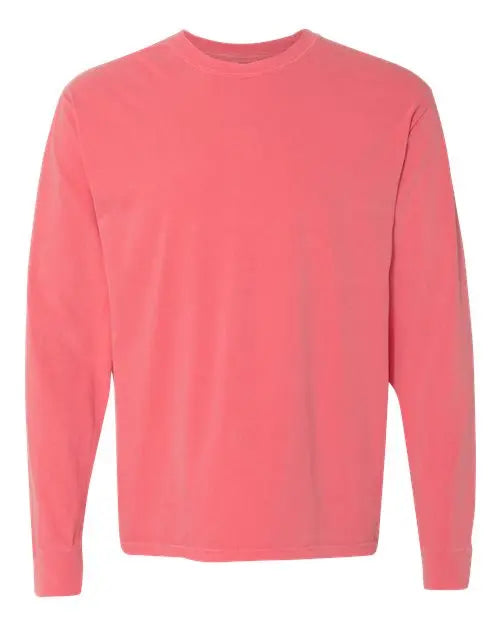 Comfort Colors - Garment-Dyed Heavyweight Long Sleeve T-Shirt - L - 6014 Comfort Colors