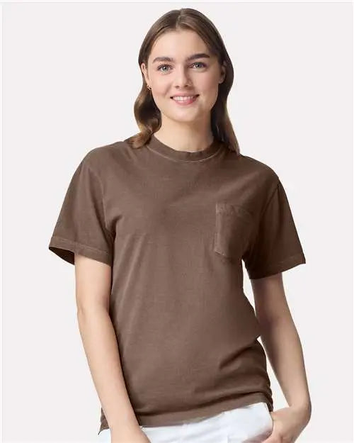 Comfort Colors - Garment-Dyed Heavyweight Pocket T-Shirt - M - 6030 Comfort Colors