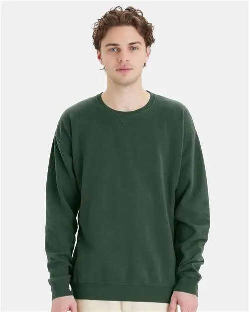 ComfortWash by Hanes - Garment-Dyed Crewneck Sweatshirt - L - GDH400 ComfortWash by Hanes