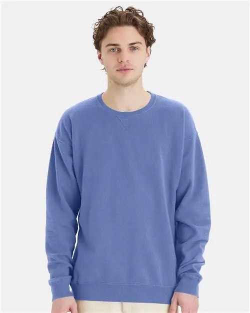 ComfortWash by Hanes - Garment-Dyed Crewneck Sweatshirt - L - GDH400 ComfortWash by Hanes