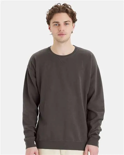 ComfortWash by Hanes - Garment-Dyed Crewneck Sweatshirt - L - GDH400 ComfortWash by Hanes