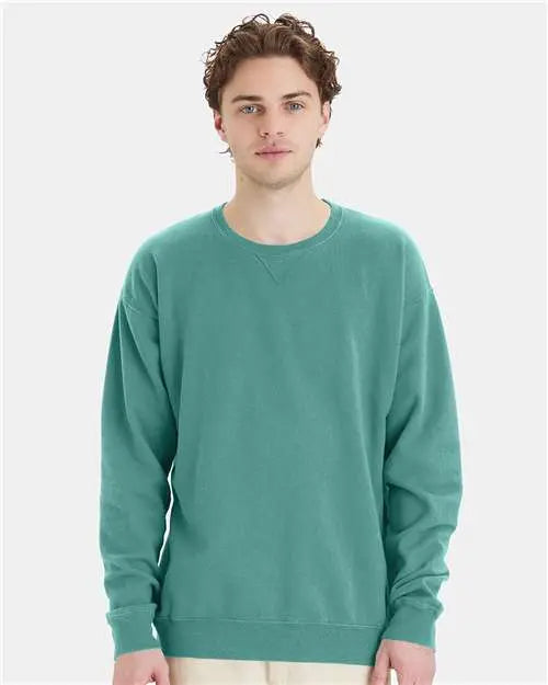 ComfortWash by Hanes - Garment-Dyed Crewneck Sweatshirt - L - GDH400 ComfortWash by Hanes