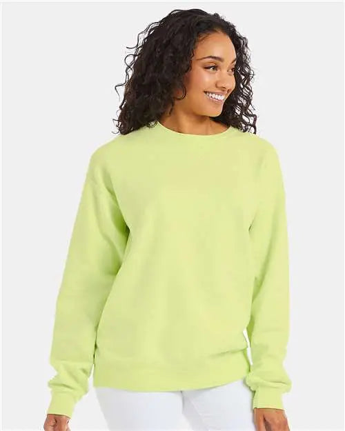 ComfortWash by Hanes - Garment-Dyed Crewneck Sweatshirt - M - GDH400 ComfortWash by Hanes
