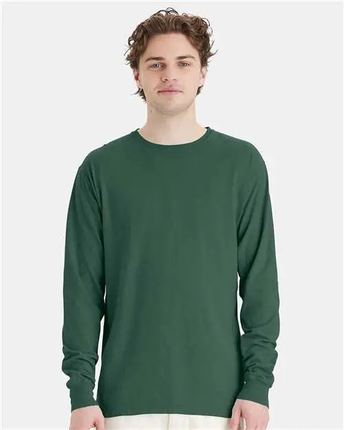 ComfortWash by Hanes - Garment-Dyed Long Sleeve T-Shirt - 3XL - GDH200 ComfortWash by Hanes