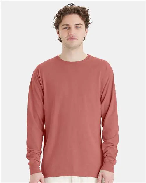 ComfortWash by Hanes - Garment-Dyed Long Sleeve T-Shirt - 3XL - GDH200 ComfortWash by Hanes