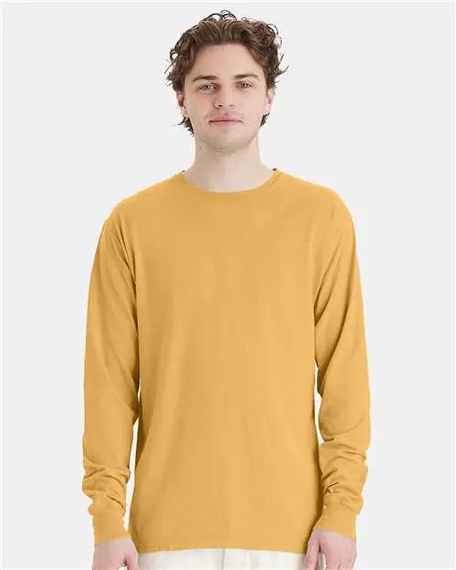 ComfortWash by Hanes - Garment-Dyed Long Sleeve T-Shirt - L - GDH200 ComfortWash by Hanes
