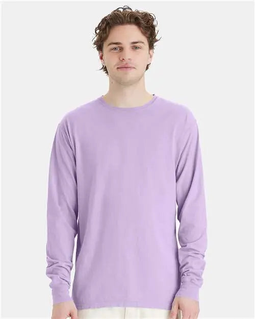 ComfortWash by Hanes - Garment-Dyed Long Sleeve T-Shirt - M - GDH200 ComfortWash by Hanes