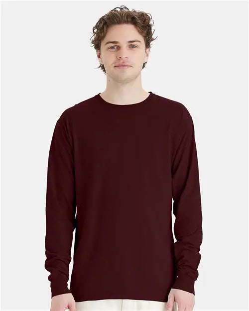 ComfortWash by Hanes - Garment-Dyed Long Sleeve T-Shirt - M - GDH200 ComfortWash by Hanes