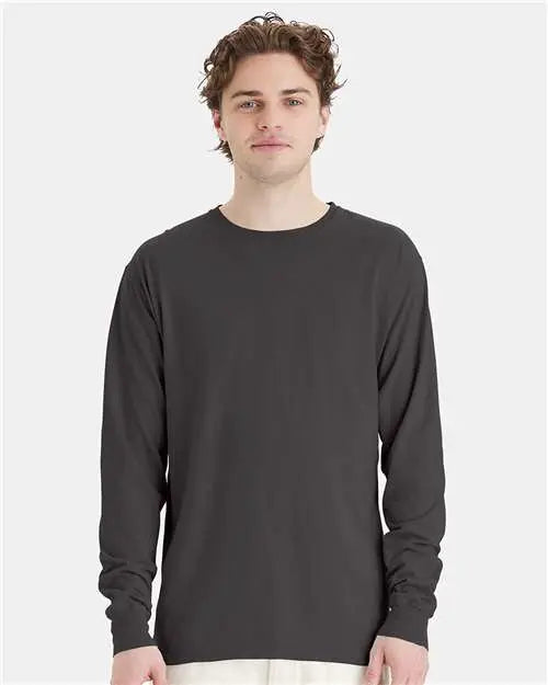ComfortWash by Hanes - Garment-Dyed Long Sleeve T-Shirt - M - GDH200 ComfortWash by Hanes