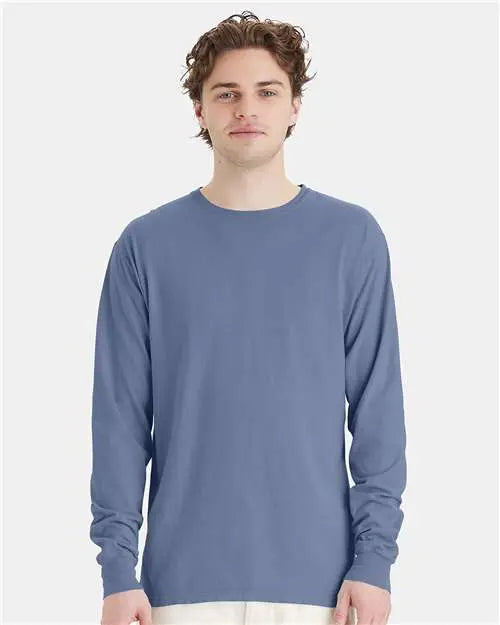 ComfortWash by Hanes - Garment-Dyed Long Sleeve T-Shirt - M - GDH200 ComfortWash by Hanes