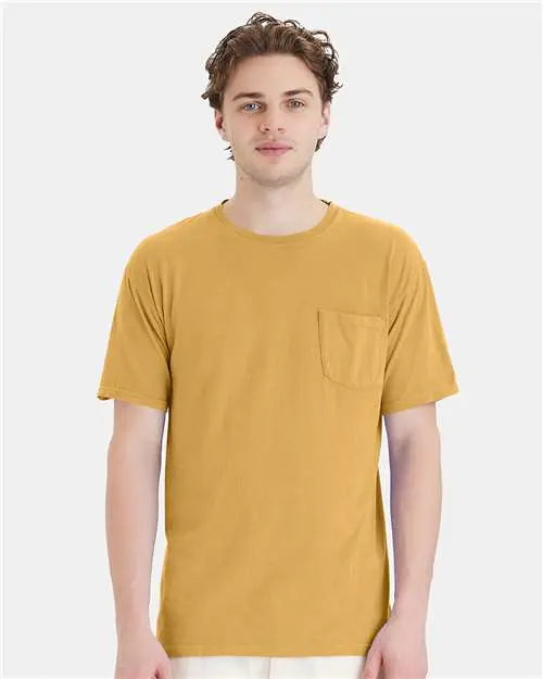 ComfortWash by Hanes - Garment-Dyed Pocket T-Shirt - L - GDH150 ComfortWash by Hanes
