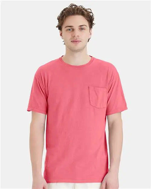 ComfortWash by Hanes - Garment-Dyed Pocket T-Shirt - L - GDH150 ComfortWash by Hanes