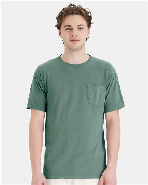 ComfortWash by Hanes - Garment-Dyed Pocket T-Shirt - L - GDH150 ComfortWash by Hanes