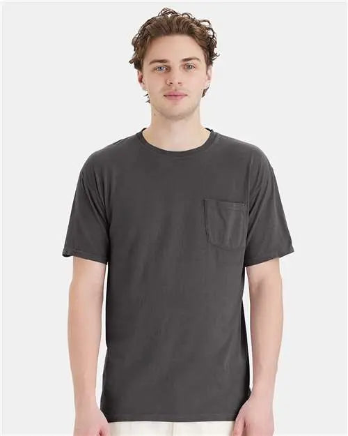 ComfortWash by Hanes - Garment-Dyed Pocket T-Shirt - L - GDH150 ComfortWash by Hanes
