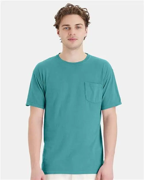 ComfortWash by Hanes - Garment-Dyed Pocket T-Shirt - L - GDH150 ComfortWash by Hanes