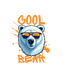 Cool Bear Graphic - DTF Ready to Press (original)