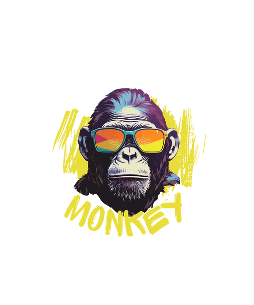 Cool Monkey Shades - DTF Ready to Press (original)