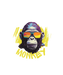 Cool Monkey Shades - DTF Ready to Press (original)