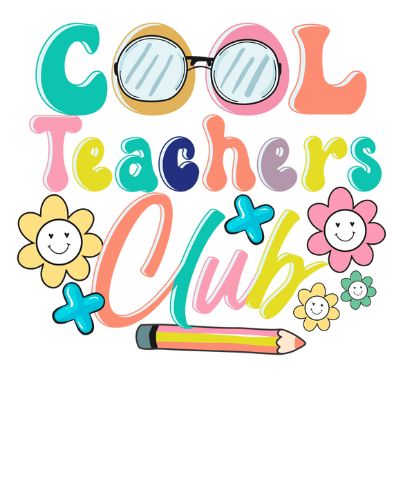 CoolTeachersClubRetroTeacherAppreciationT-ShirtDesign.pngDTF Center