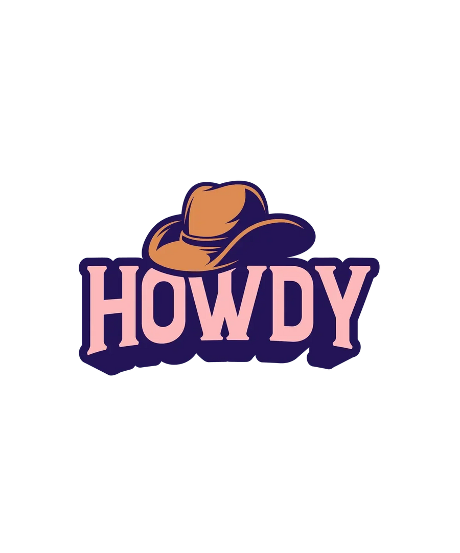 Cowboy Hat Howdy - DTF Ready to Press