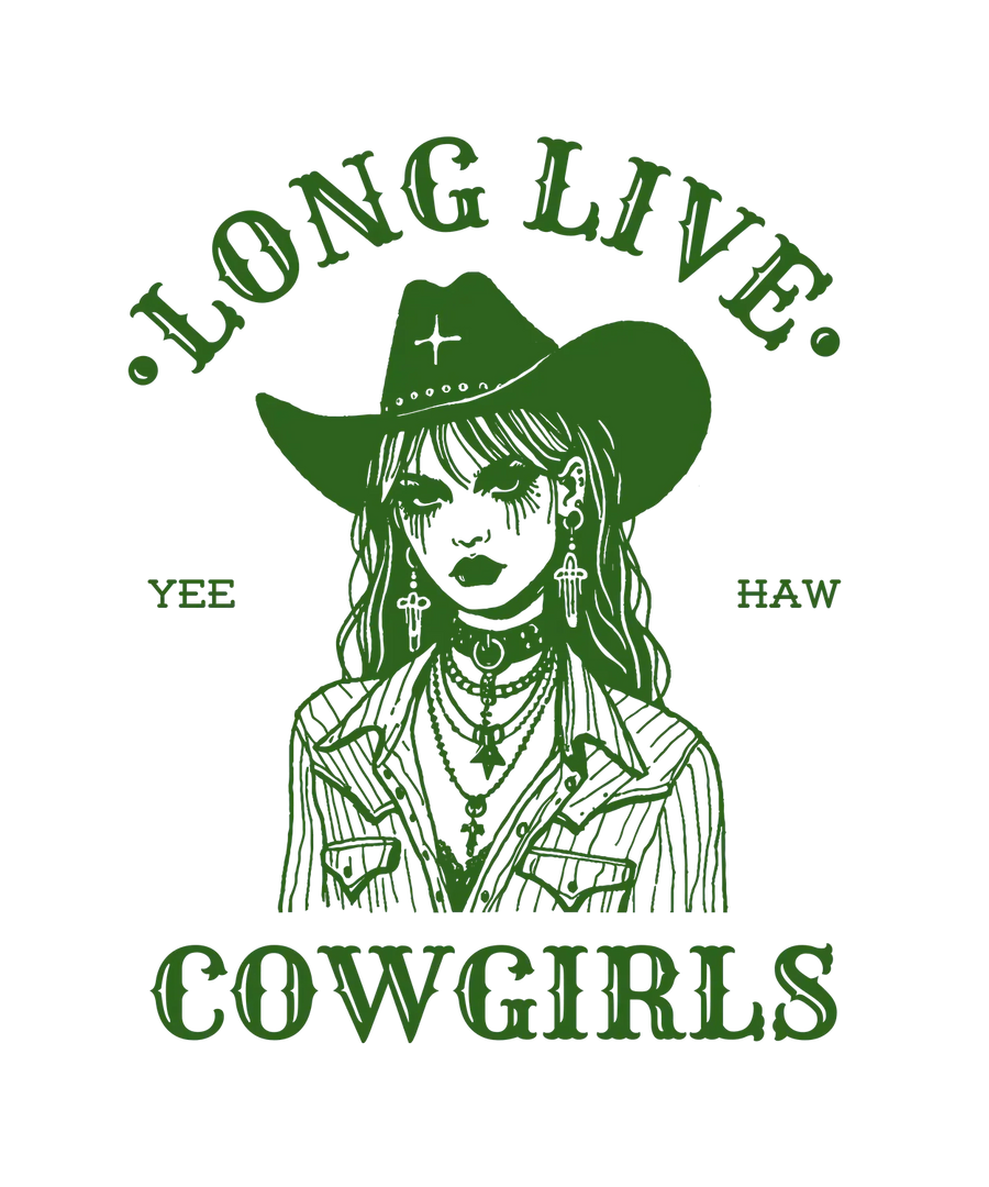 Cowgirl Fashion - DTF Ready to Press