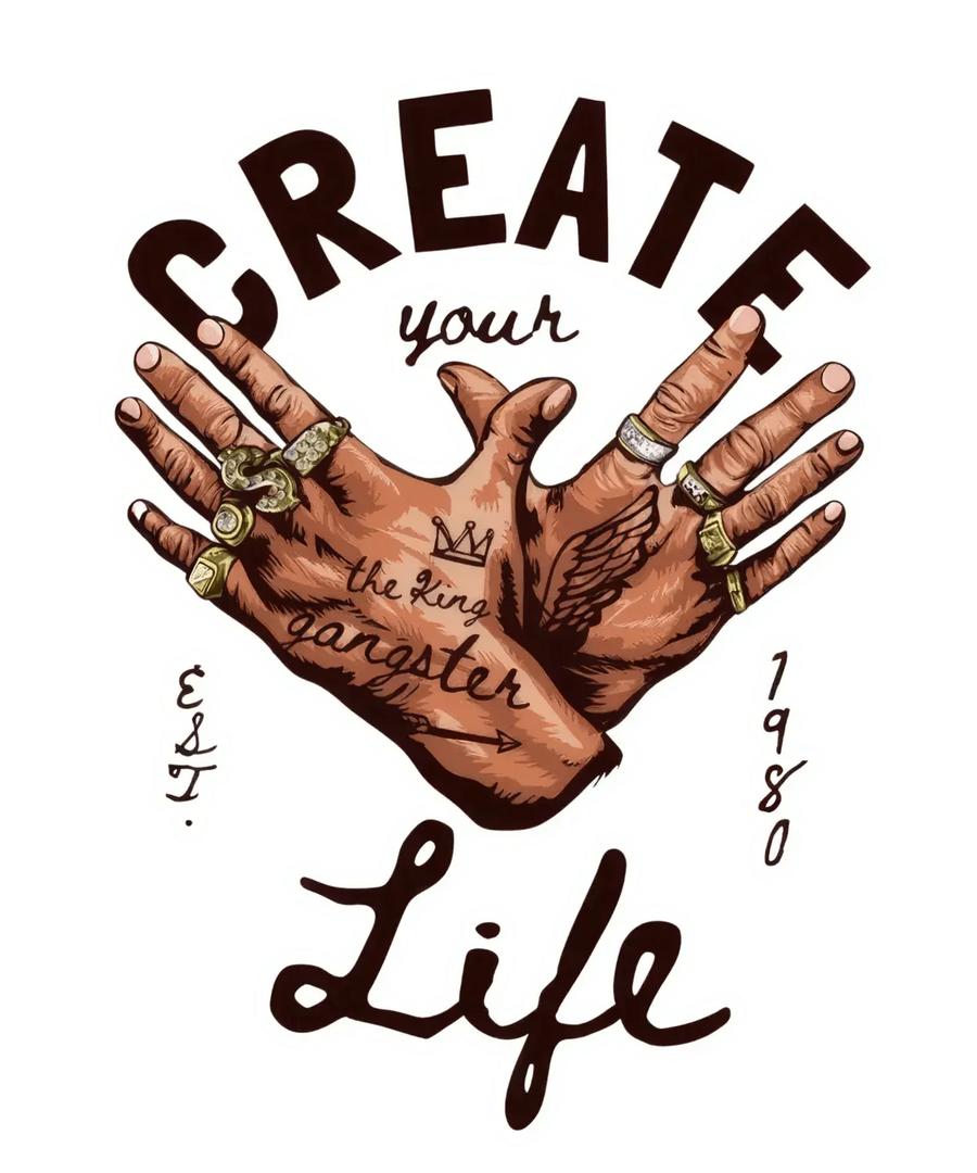 Create Your Life - DTF Ready to Press