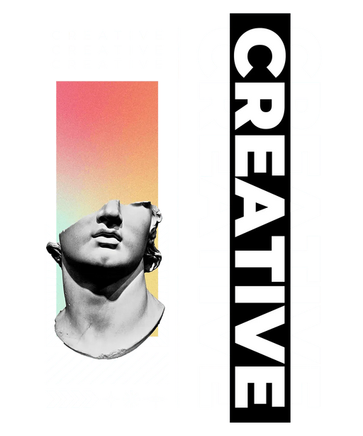 Creative Statue Graphics - DTF Ready to Press (original)