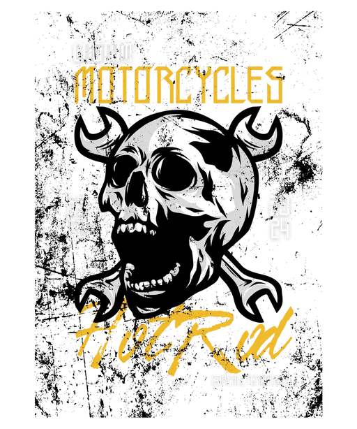 Custom Motorcycles Hotrod - DTF Ready to Press (original)