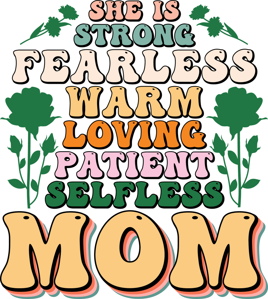 Loving Mom Design - DTF Ready To Press