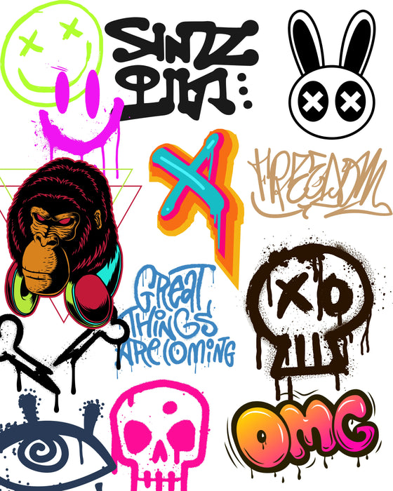 DTF Transfer Bundle - 12 Ready-to-Press Designs Per Theme! DTF Center