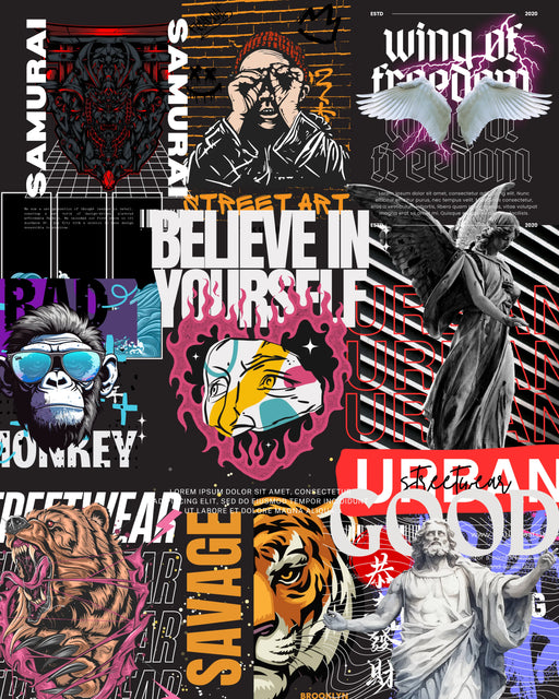 DTF Transfer Bundle - 12 Ready-to-Press Designs Per Theme! DTF Center