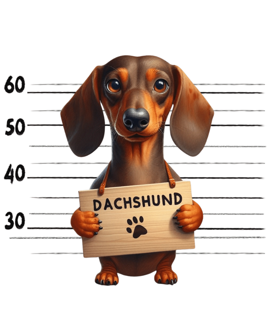 Dachshund Dog Design - DTF Ready To Press