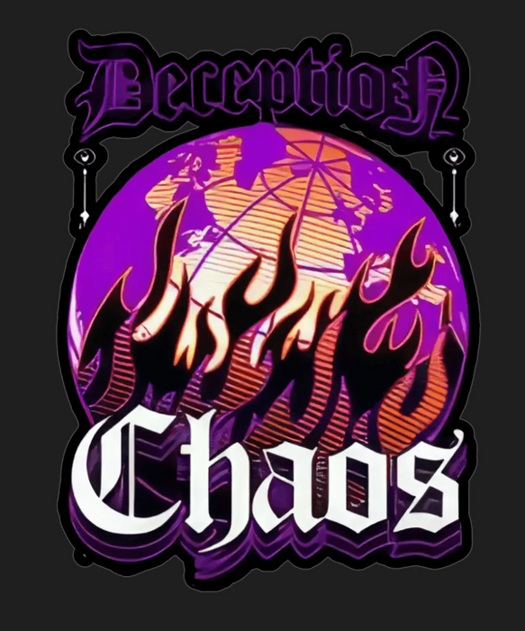 Deception Chaos - DTF Ready to Press (black_bg)